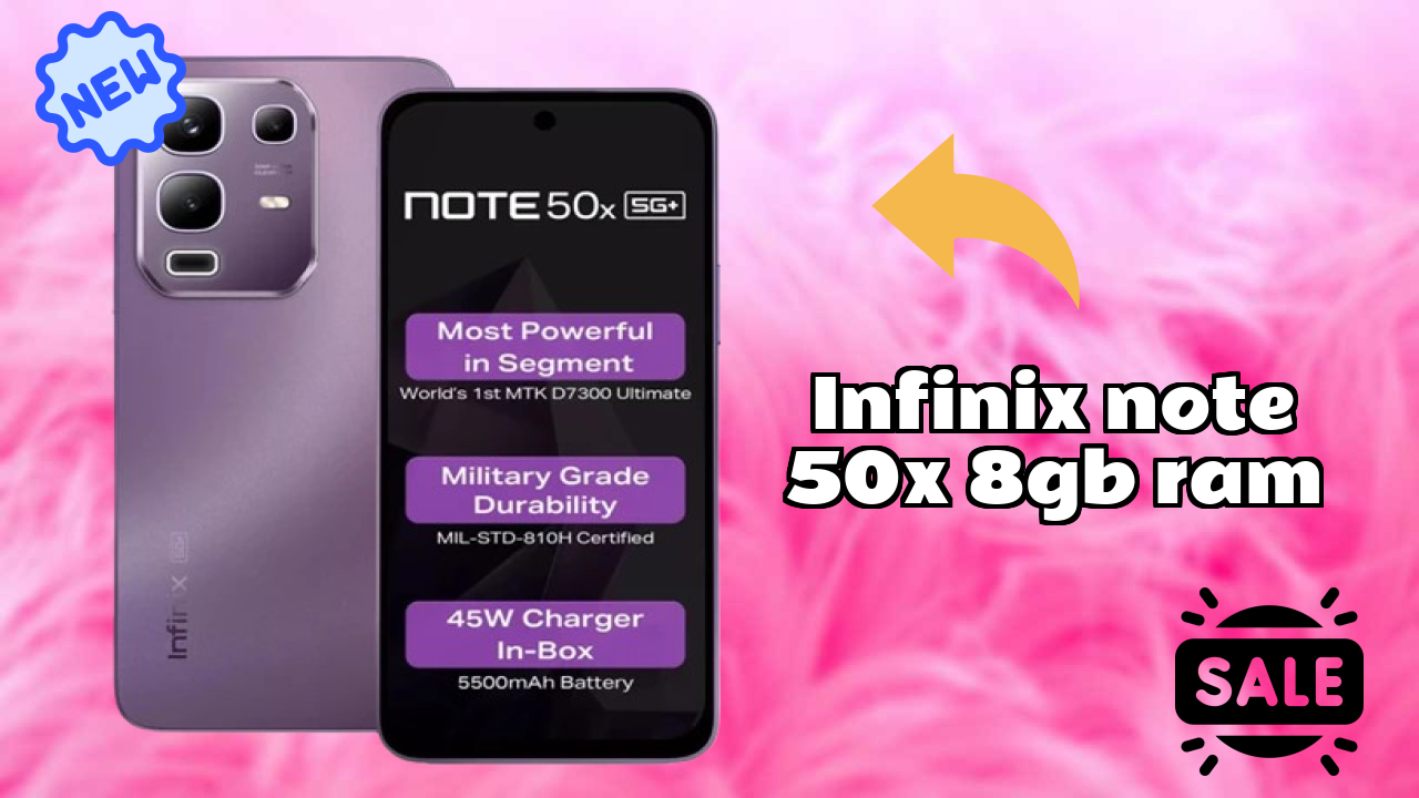 Infinix Note 50X 8GB RAM Gaming Benchmarks: MediaTek Dimensity 7300 Ultimate Tested