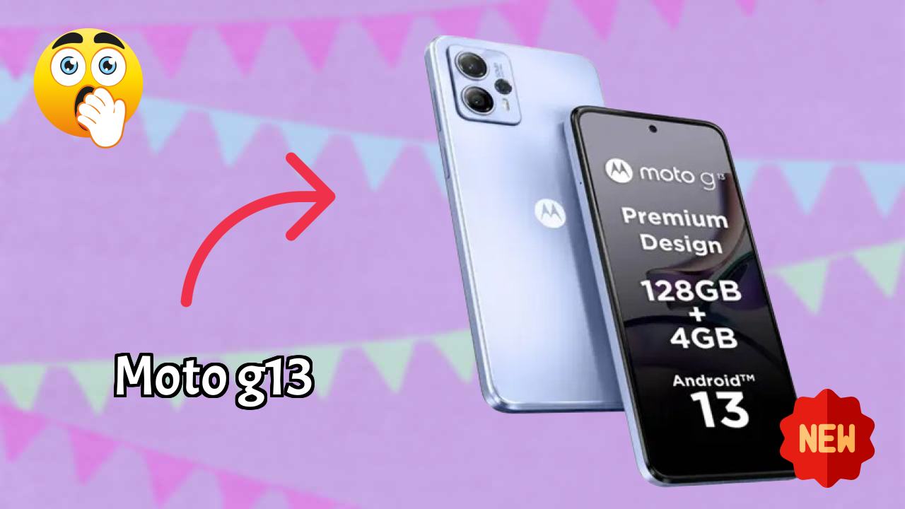 Moto G13 at ₹9,499 - Best Deal Available